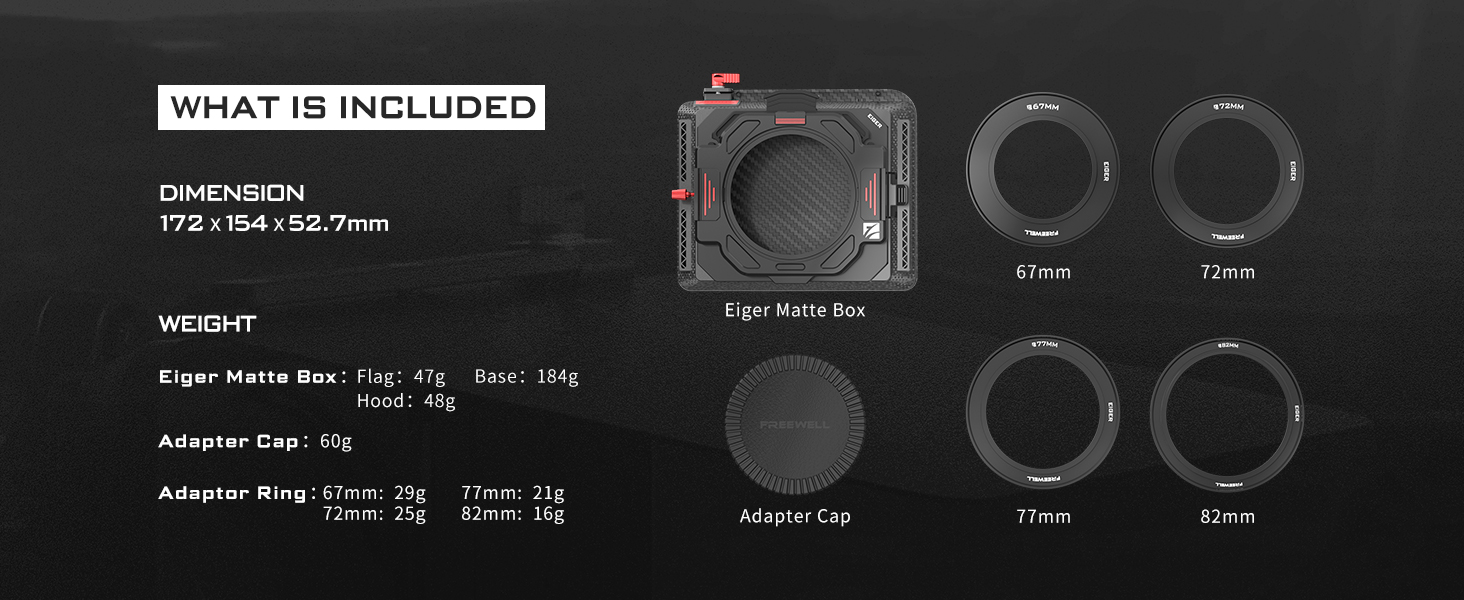 Pièce détachée Freewell Eiger Matte Box